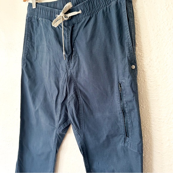 Vuori Mens Navy Blue Ripstop Pants - Picture 4 of 8